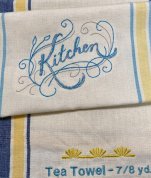 kitchen towel with embroiders