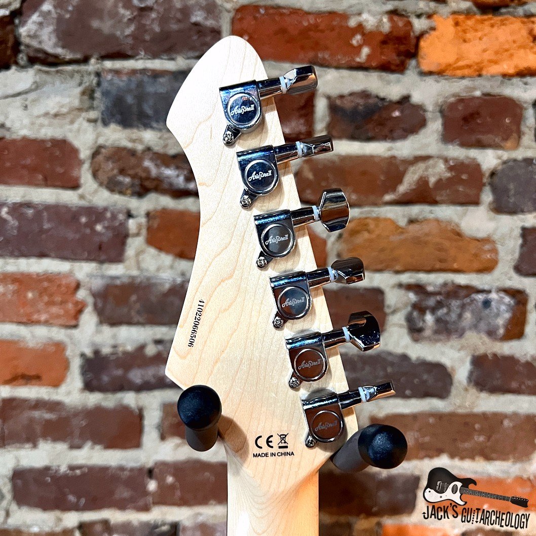 Aria Pro II Jet B'Tone Baritone Guitar (Black - 2024) - 115394