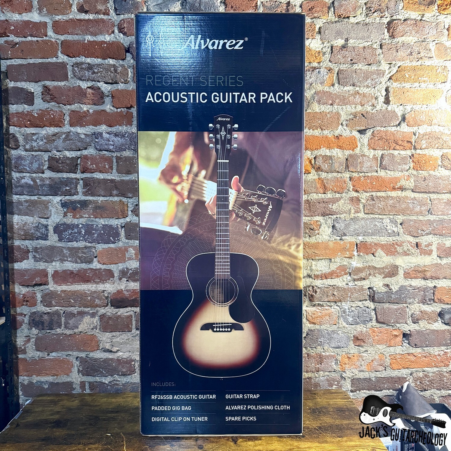 Alvarez Regent OM/Folk Acoustic Guitar Pack w/ Accessories *NEW* (2025 - Sunburst)