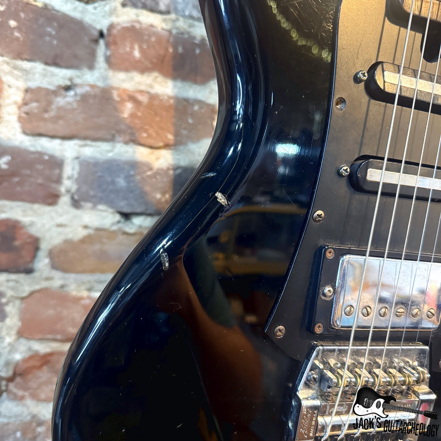 Aria Pro II RS Knight Warrior Electric Guitar (1980s - Black)