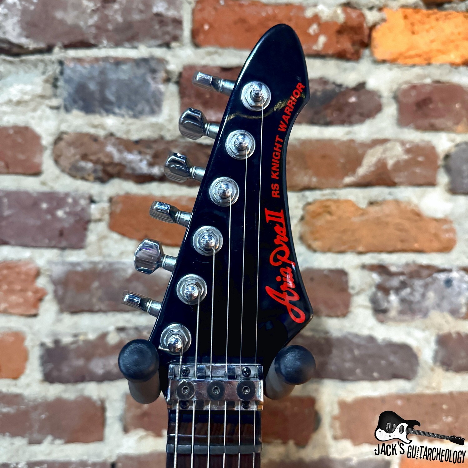 Aria Pro II RS Knight Warrior Electric Guitar (1980s - Black)