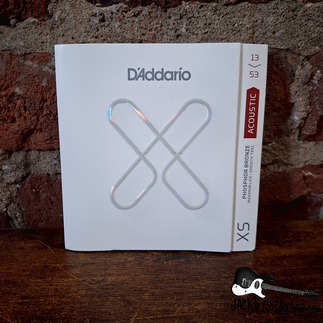 D'Addario XS Coated Phosphor Bronze | (13-53) Hybrid Gauge Acoustic Guitar Strings