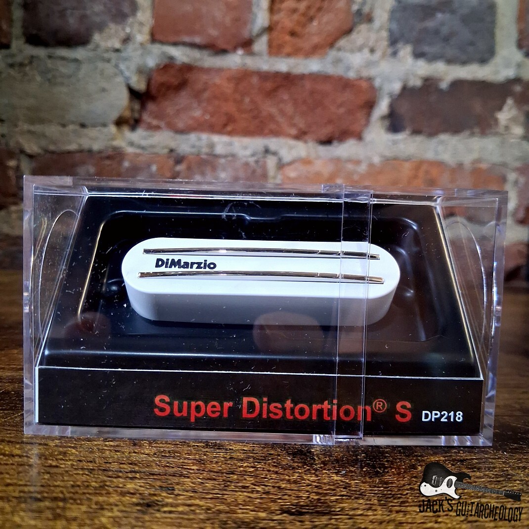 DiMarzio Super Distortion S - 13.18K *NEW* (White w/ Nickel Rail)