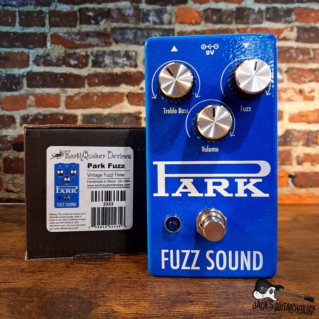 EarthQuaker Devices Park Fuzz Sound Vintage Germanium Fuzz Tone *NEW* (Blue)