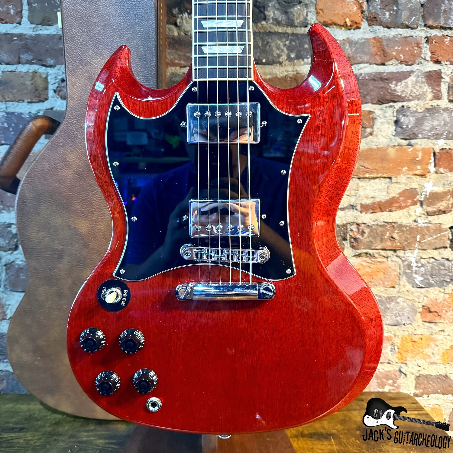 Gibson SG Standard Lefty Electric Guitar w/ OHSC (2020s - Heritage Cherry)