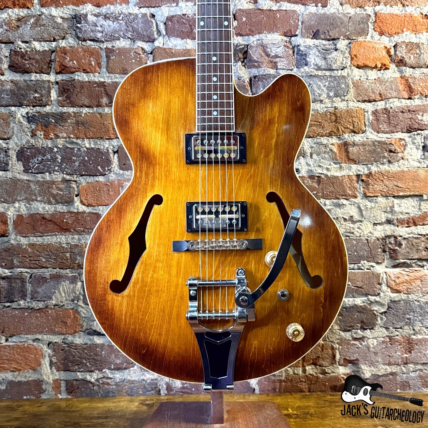 Ibanez AF55-TF-12-01 Hollowbody Electric Guitar w/ Goldfoils & Upgrades (2010s - Tobacco Flat)