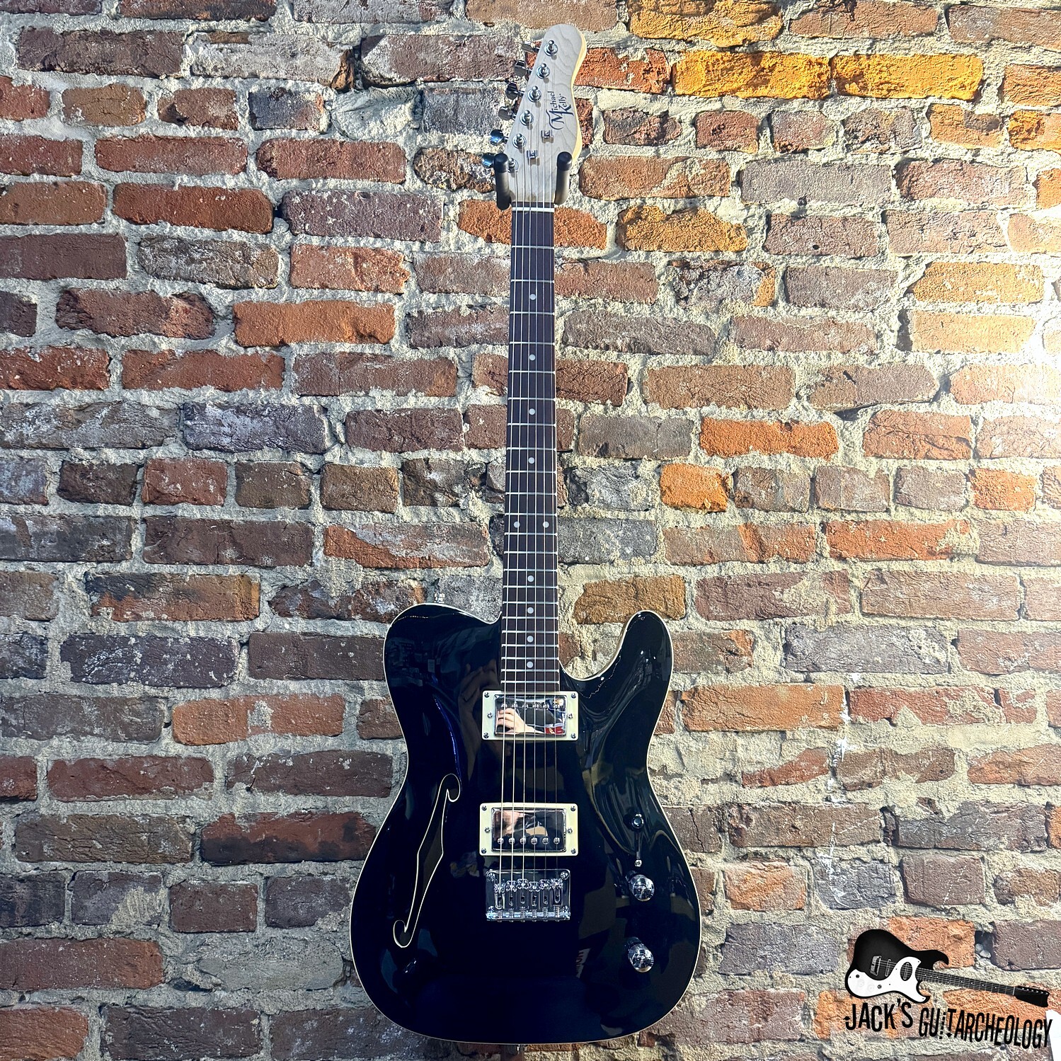 Michael Kelly 58 Thinline Electric Guitar (2020s - Black)