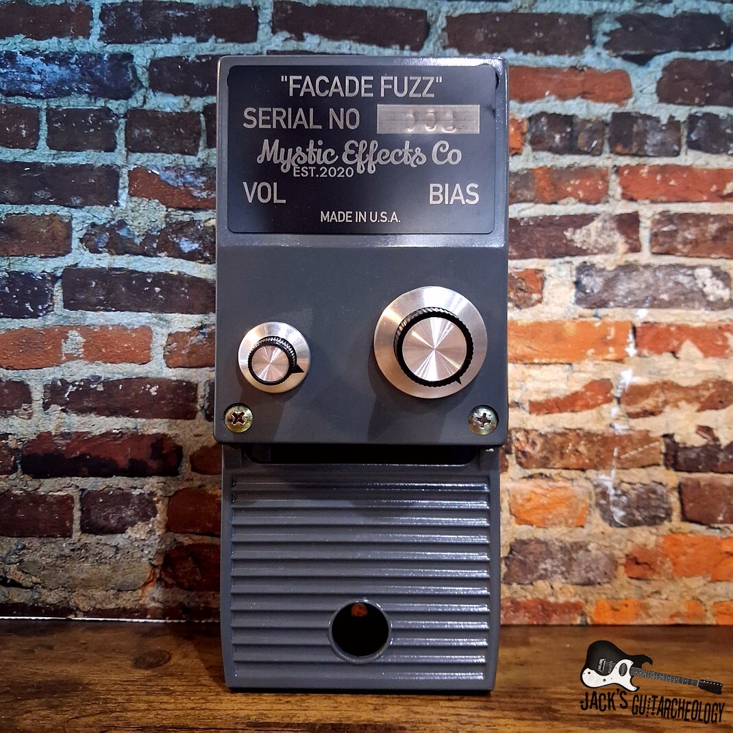 Mystic Effects Co Facade Fuzz in Vintage Industrial Foot Pedal *NEW* (2025 - Grey)