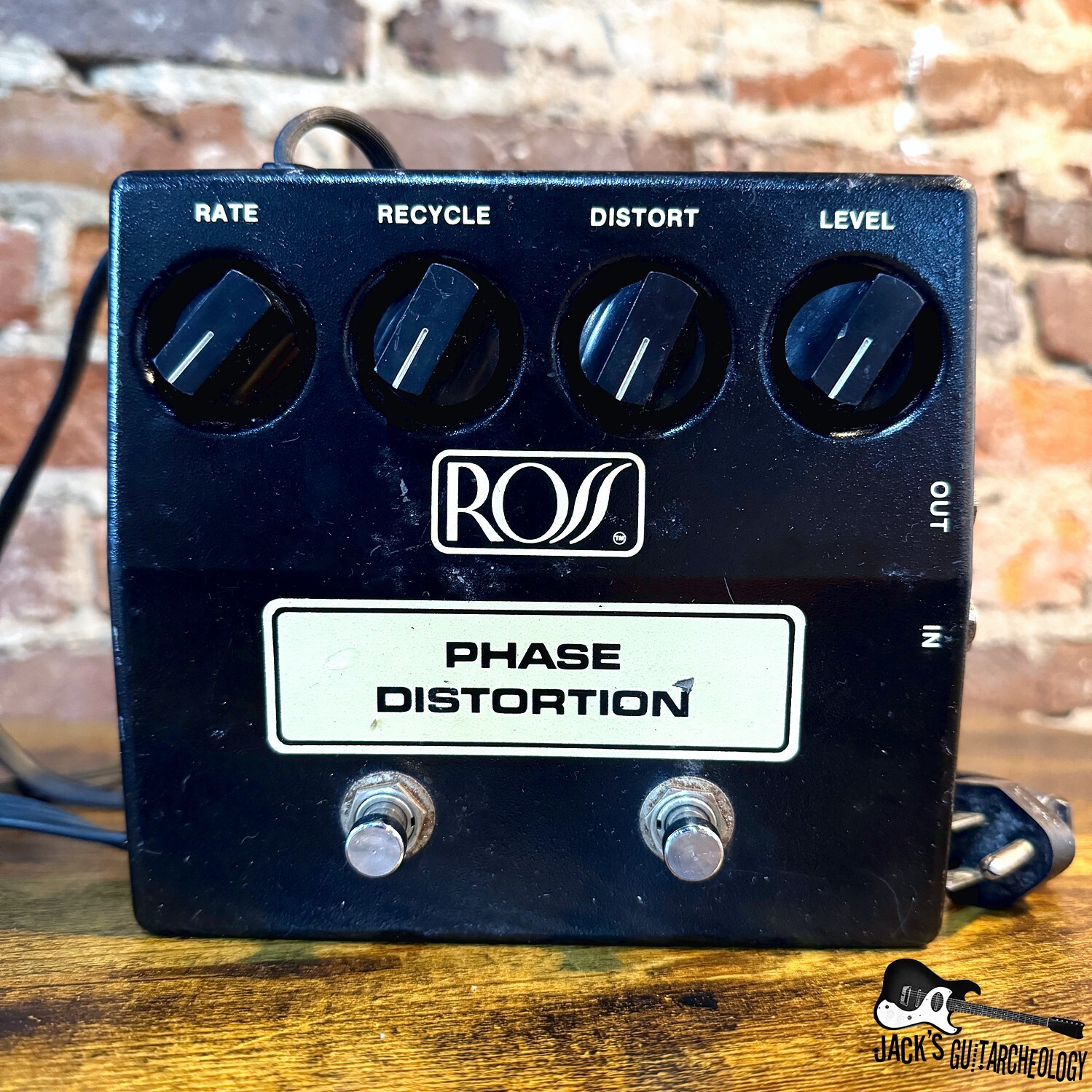 Ross Phase Distortion Pedal *VINTAGE* (1984 - Black)