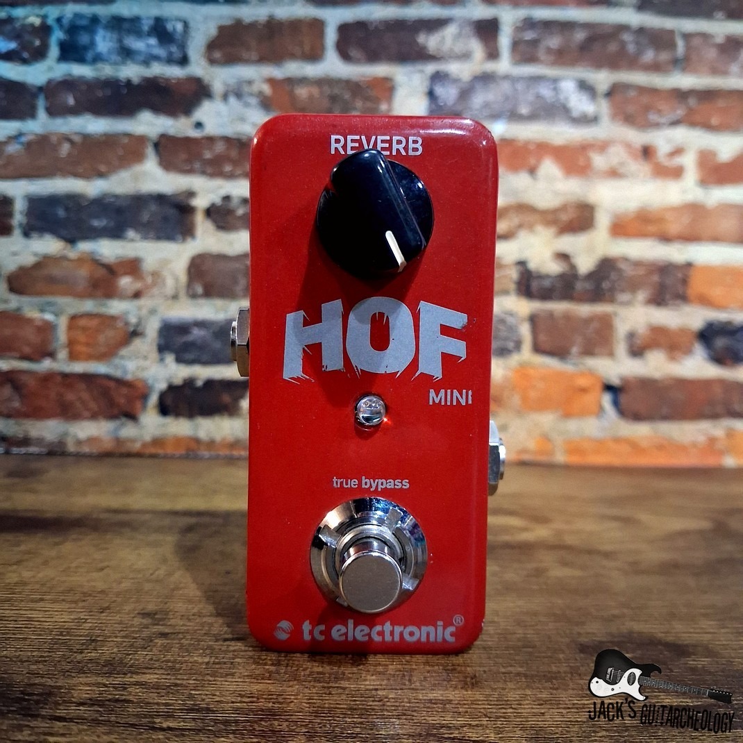 TC Electronic Hall of Fame (HOF) V1 Mini Reverb Pedal *USED* (2010s - Red)