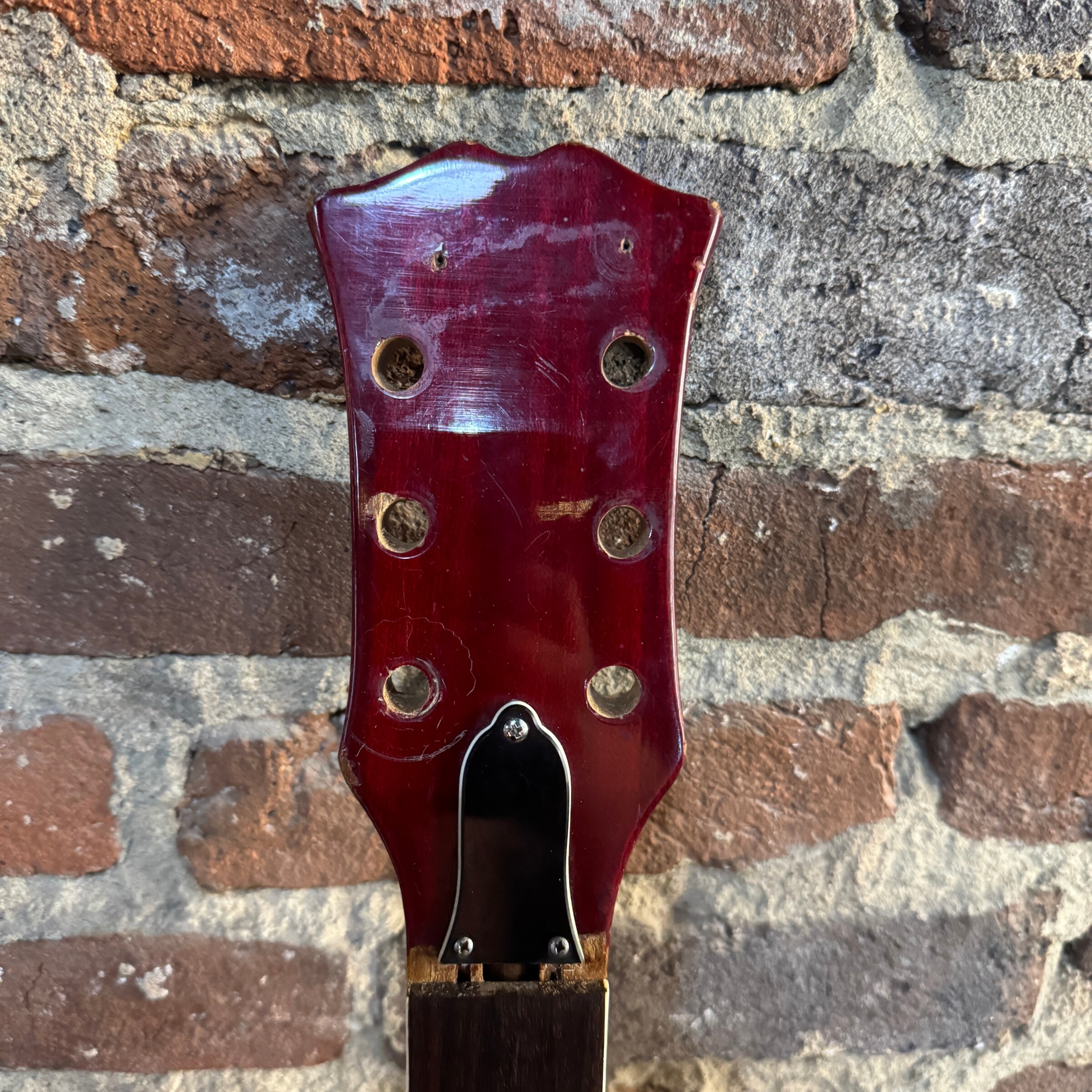 Univox / Matsumoku MIJ Lawsuit Era Hollowbody 25 Scale Neck *Truss MAXED* (1970s - Cherry)