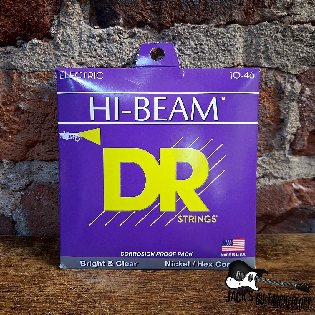 DR Strings HI-BEAM | (10-46) Light to Medium Nickel Plated Electric Guitar Strings