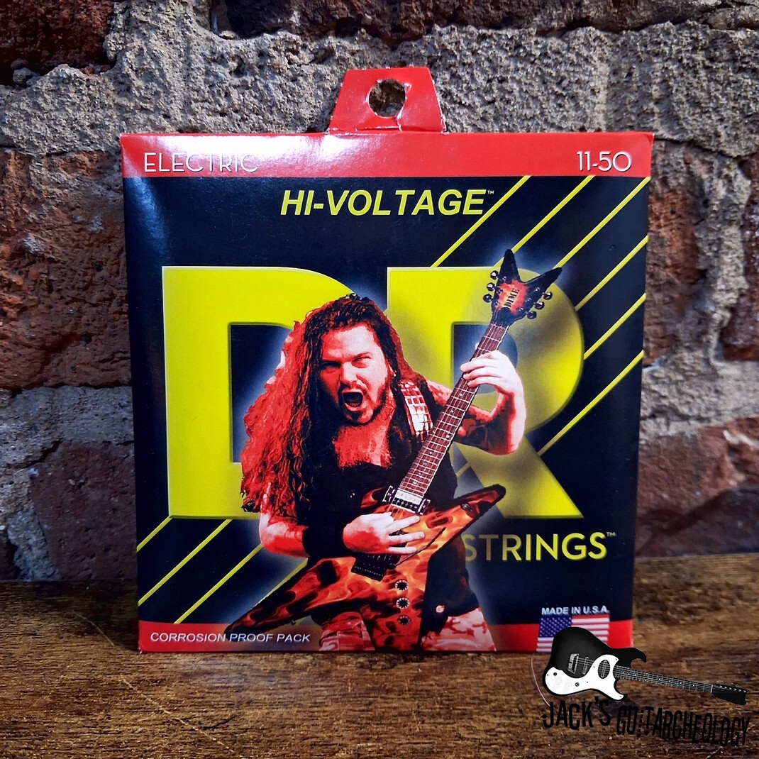 DR Strings HI-VOLTAGE DIMEBAG DARRELL | (11-50) Heavy Nickel Plated Electric Guitar Strings
