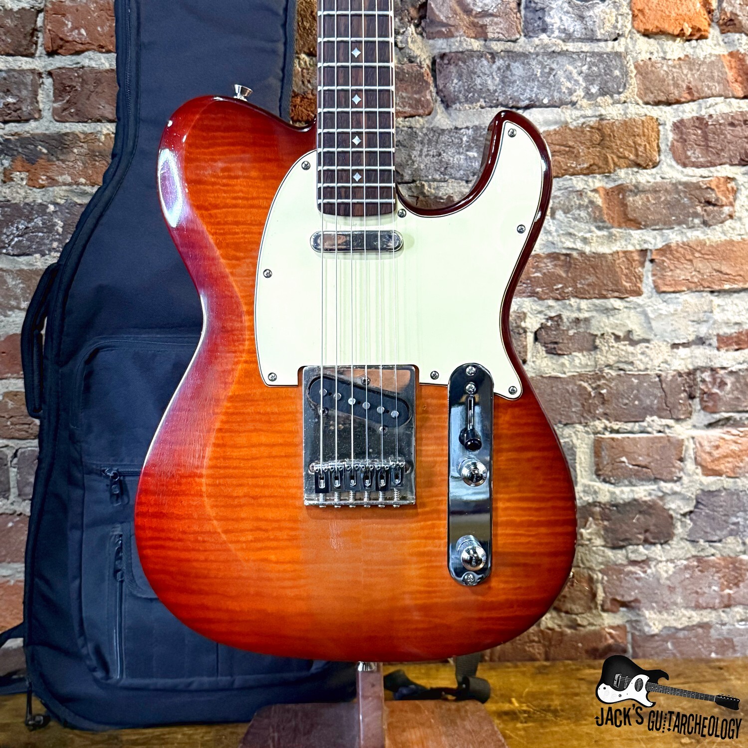 Dean Zelinsky Dellatera T-Style w/ Z Glide Electric Guitar w/GB (2010s - Sunburst)