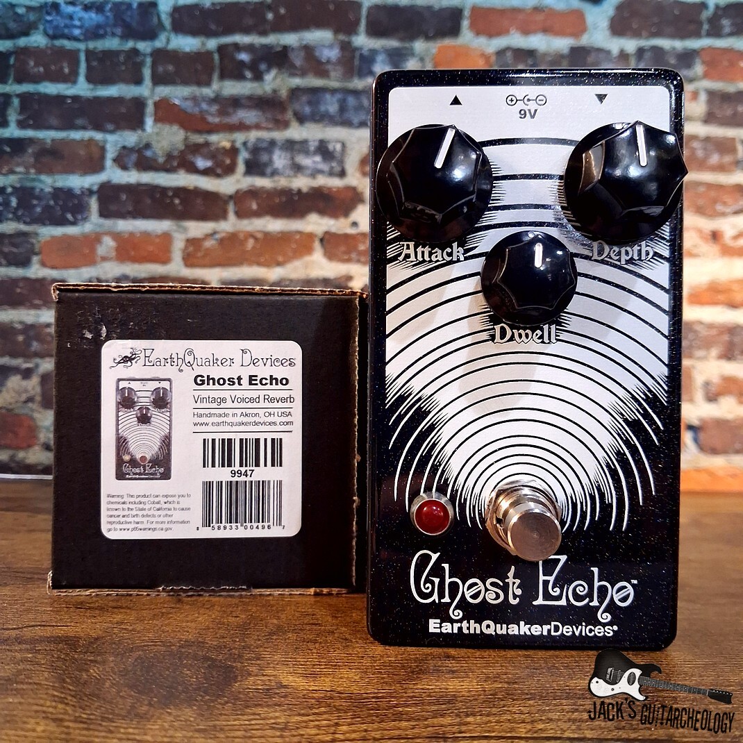 EarthQuaker Devices Ghost Echo Vintage Voiced Reverb *NEW* (Black Sparkle)