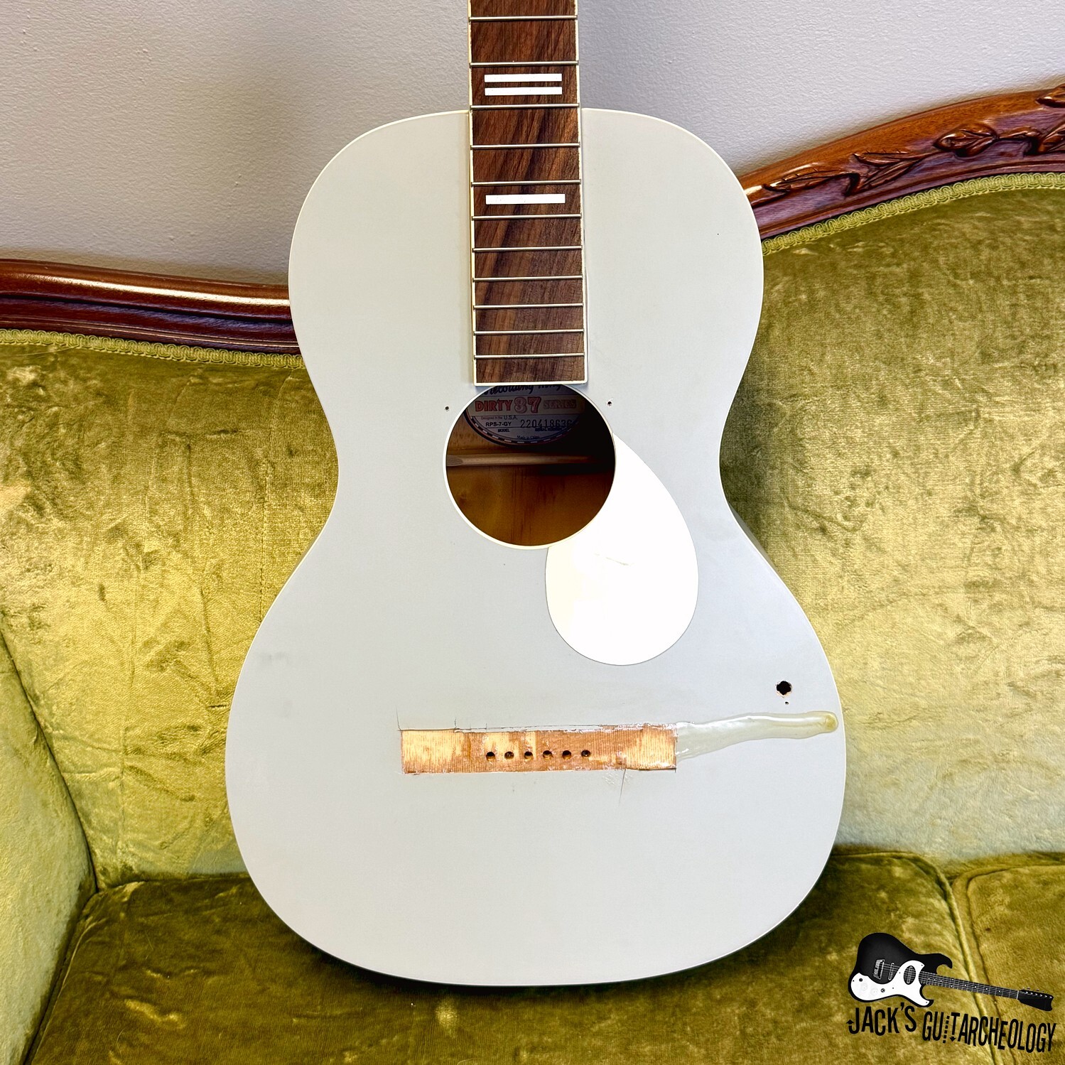 Sidewalk Sale: Recording King Dirty 37 Acoustic Parlor Husk (2020s - Grey)