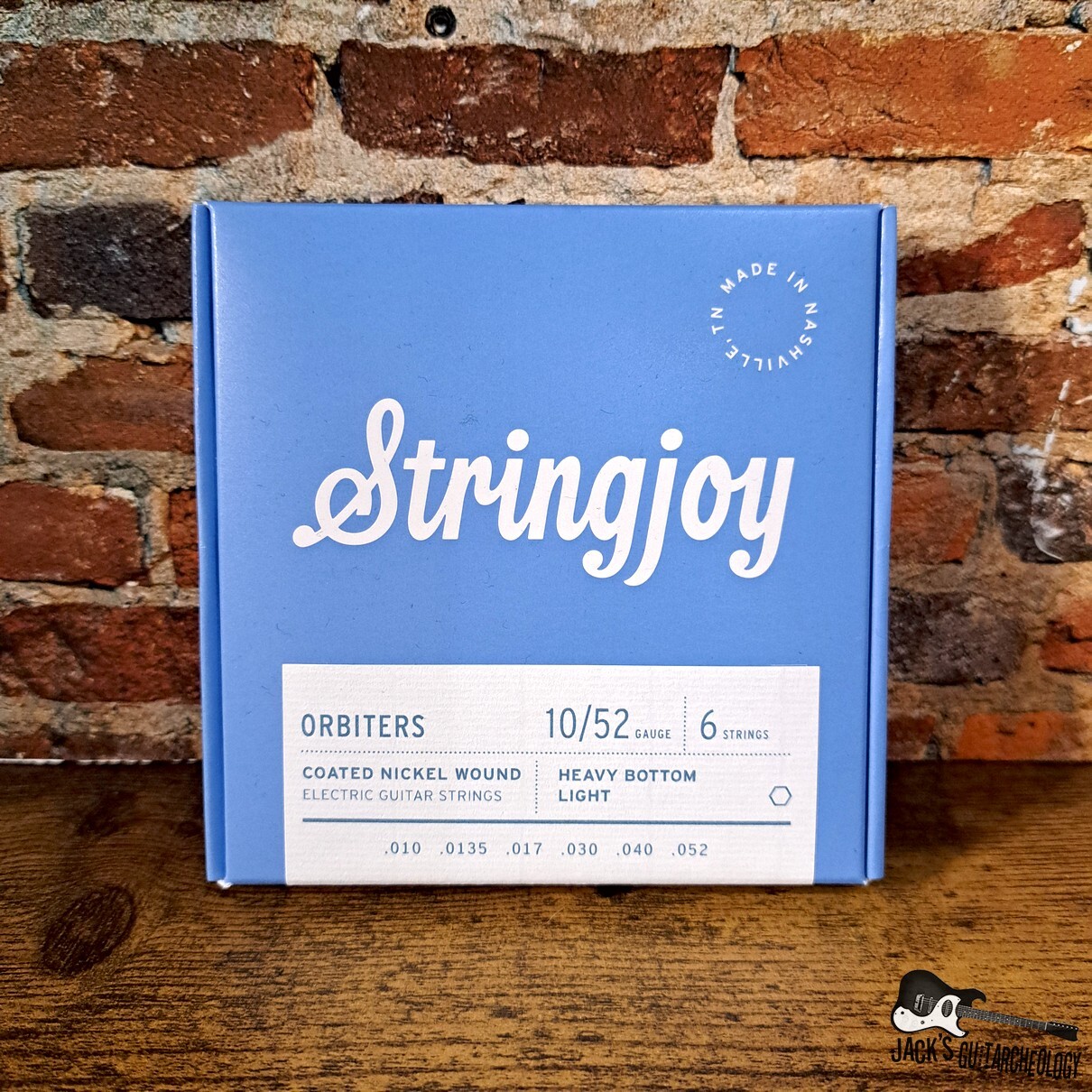 Stringjoy Orbiters | (10-52) Heavy Bottom Light Gauge Coated Nickel Wound Electric Guitar Strings