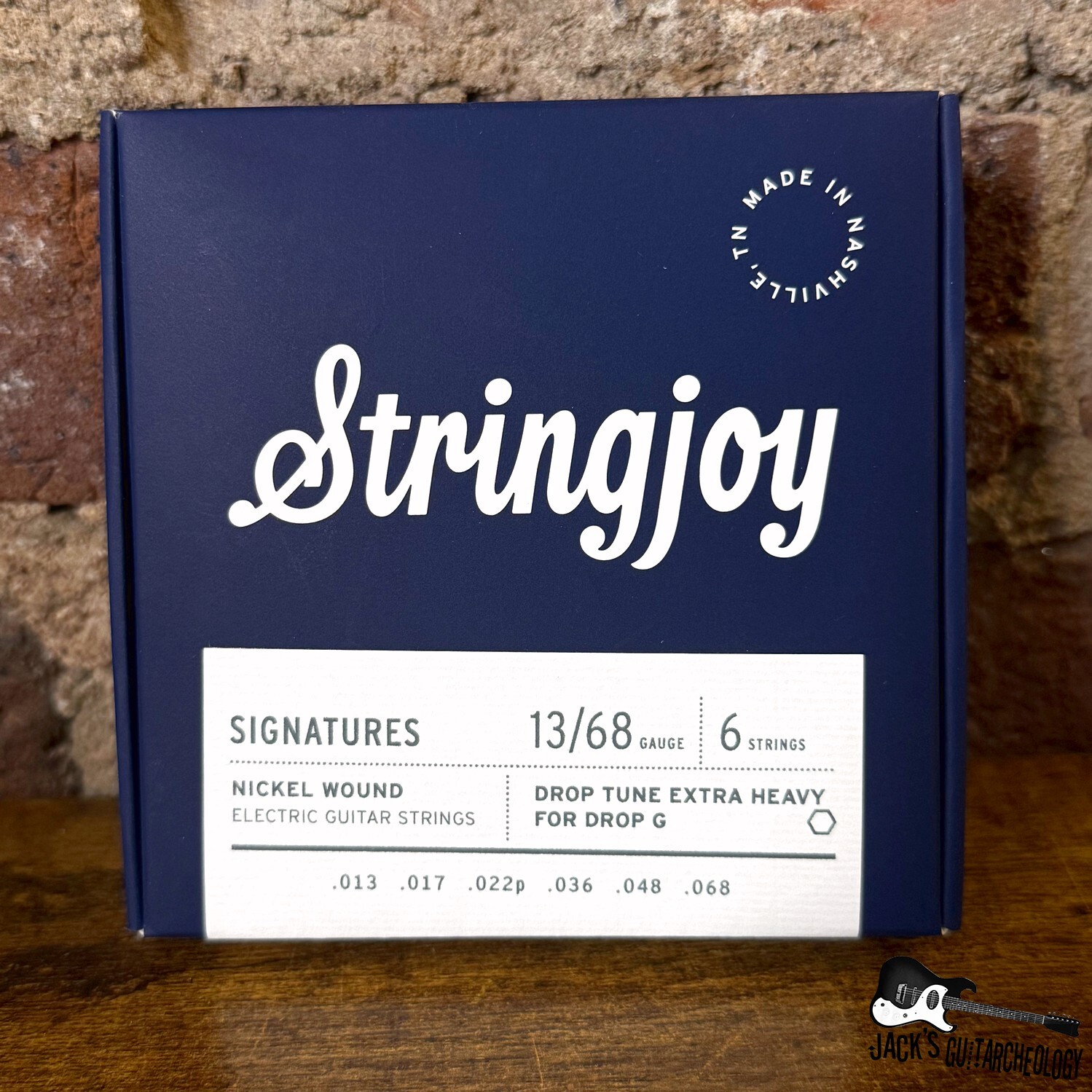 Stringjoy Signatures | (13-68) Drop Tune Extra Heavy Gauge Nickel Wound Electric Guitar Strings