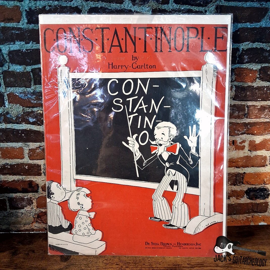 Vintage Constantinople Harry Carlton Sheet Music (1940s)