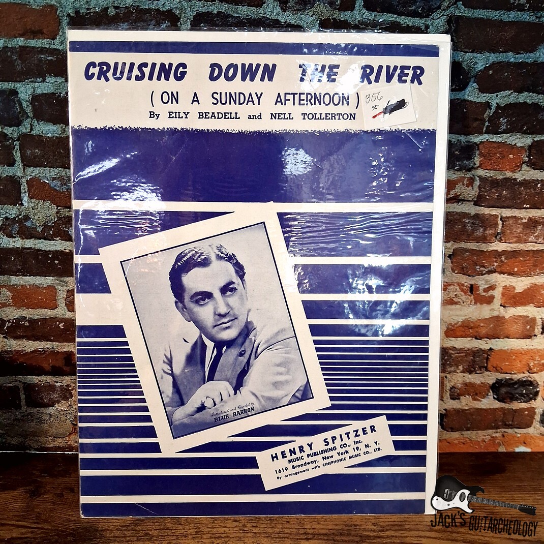 Vintage Cruising Down The River (On A Sunday Afternoon) Sheet Music (1940s)