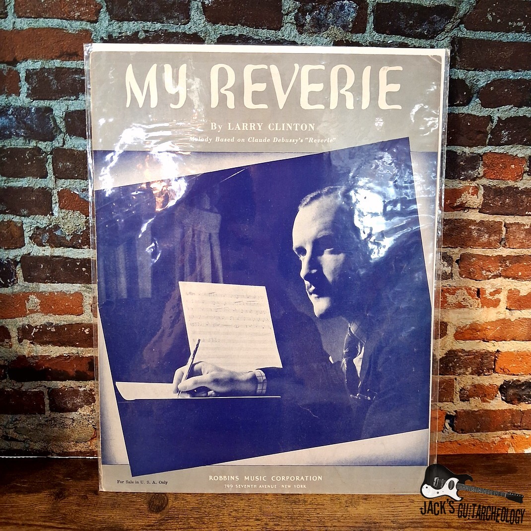 Vintage My Reverie Larry Clinton Sheet Music (1940s)