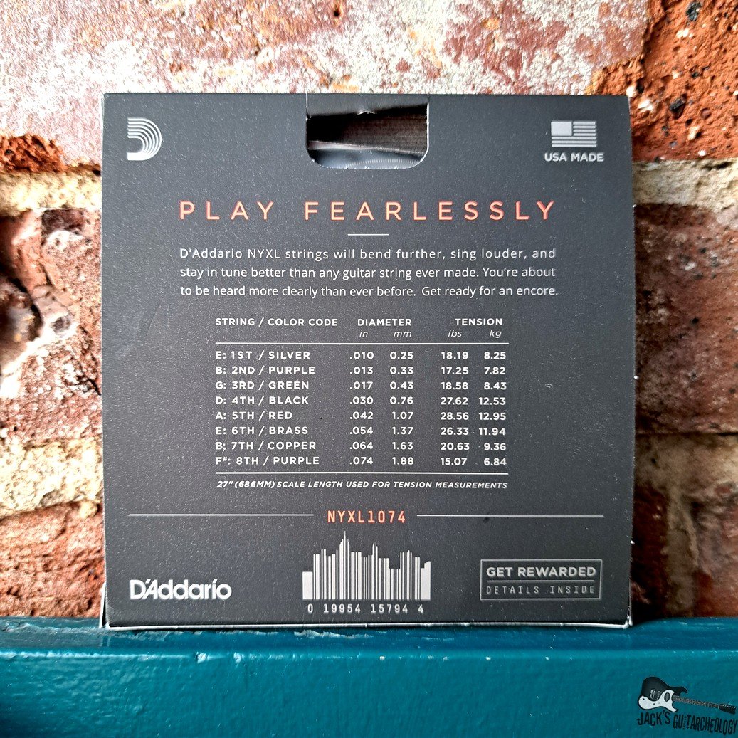 D'Addario NYXL | (10-74) Light Top/Heavy Bottom Gauge 8