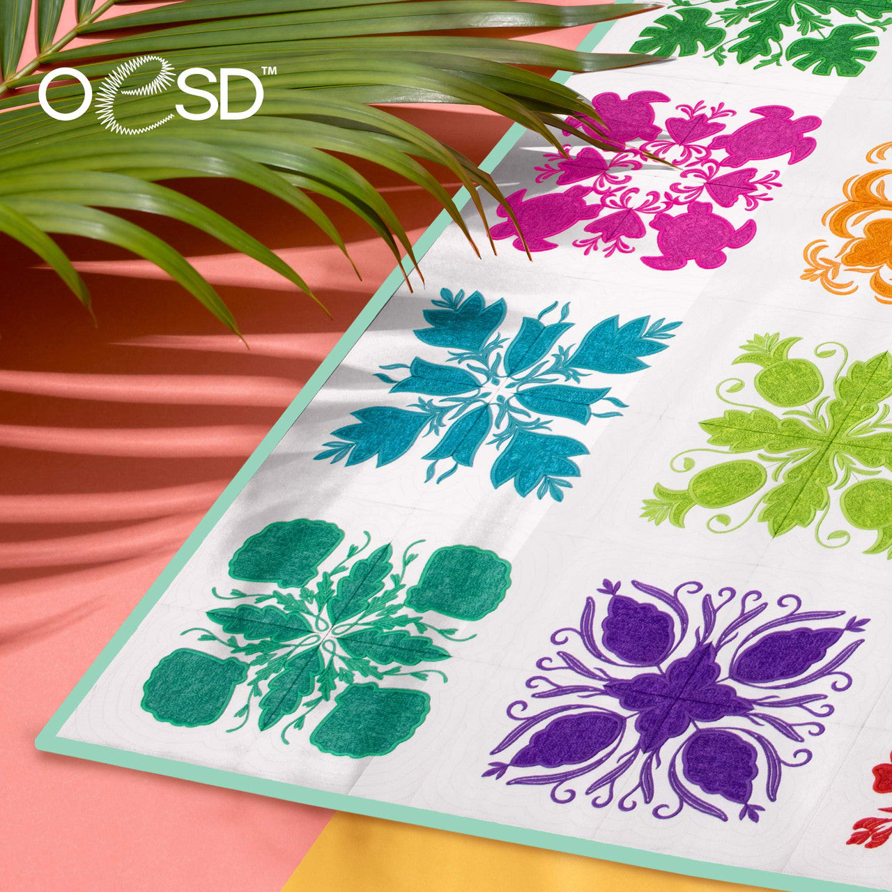 アート・デザイン・音楽 HAWAIIAN QUILT MASTERPIECES HawaiianQuiltpuzzle_1500x.jpg?