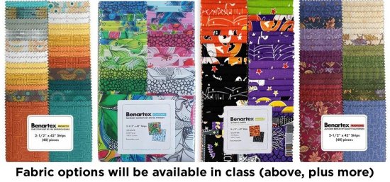 NEW! Speedy Serger Strip Quilt Workshop with Donna Bularz