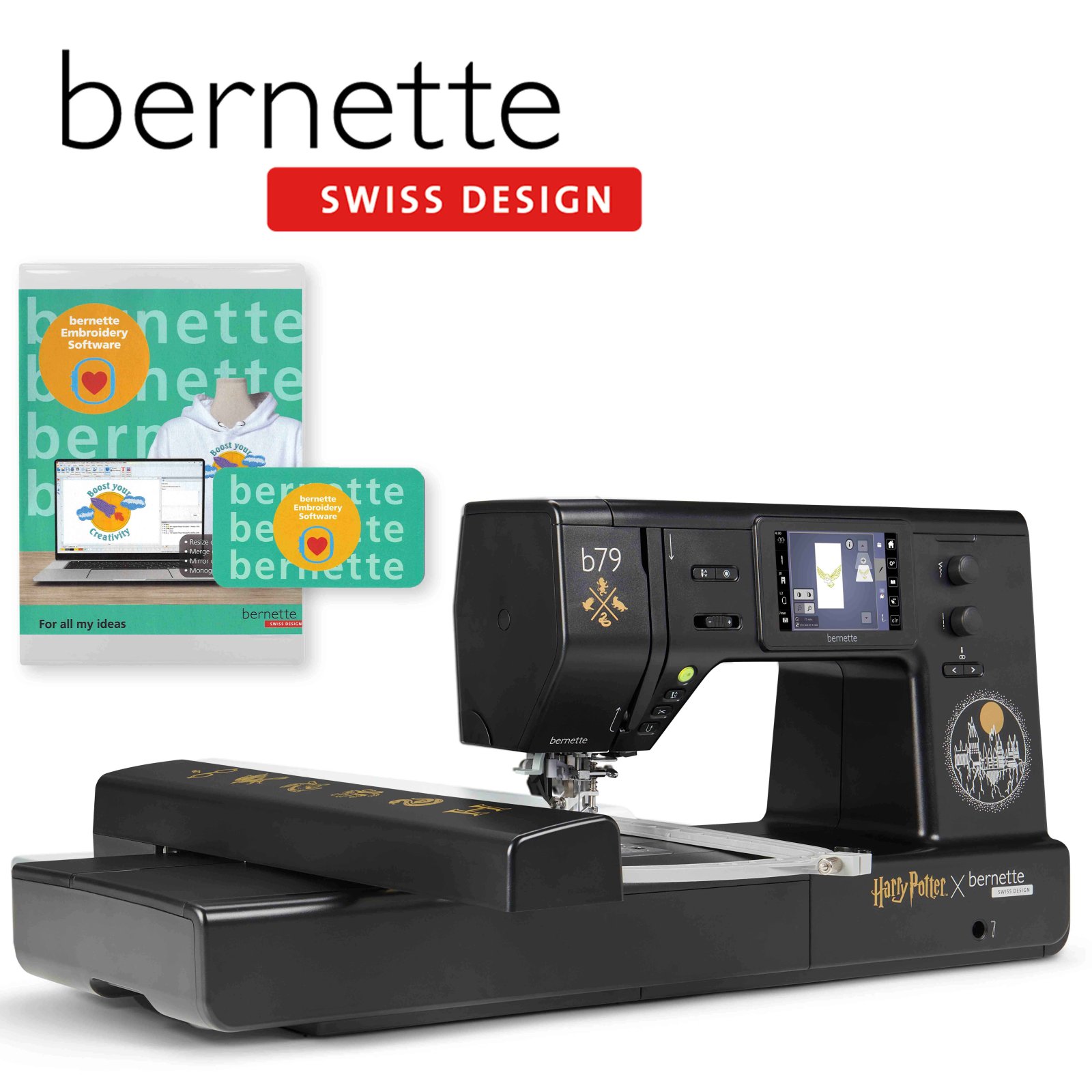 NEW! bernette b79 Sewing and Embroidery Machine Harry Potter Edition with Embroidery Software
