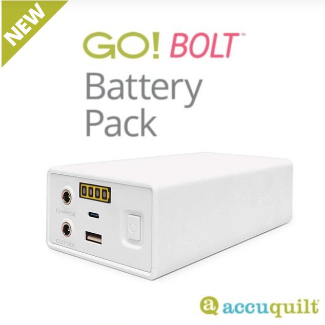 NEW! AccuQuilt GO! Bolt Battery Pack