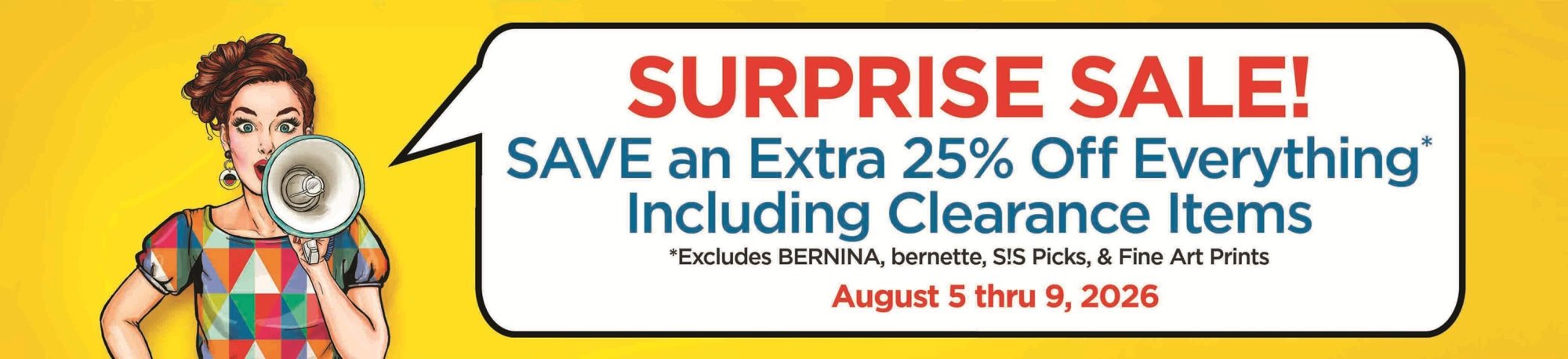 Surprise Sale at ShopNZP.com from Nancy Zieman Productions August 5-9, 2026