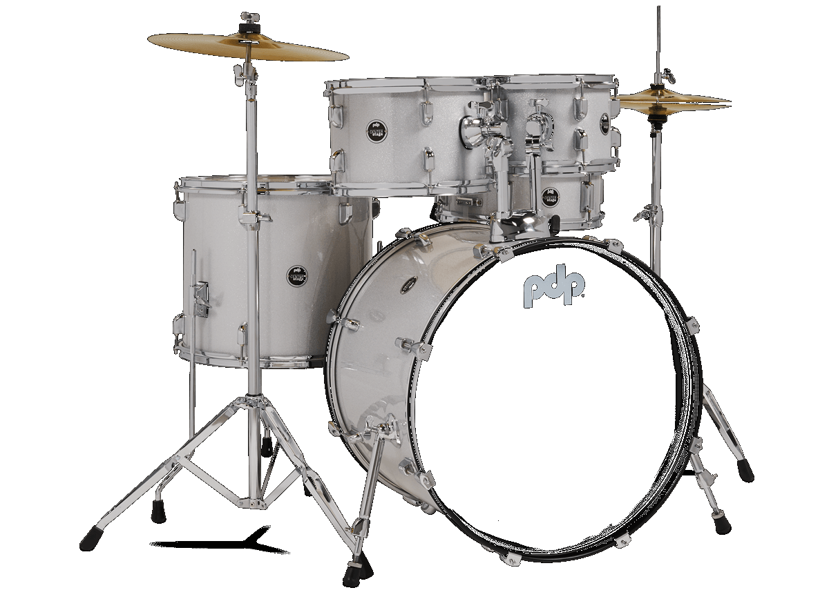 PDP PDCE2215KTDW - Center Stage - Diamond White Sparkle – 5-Piece