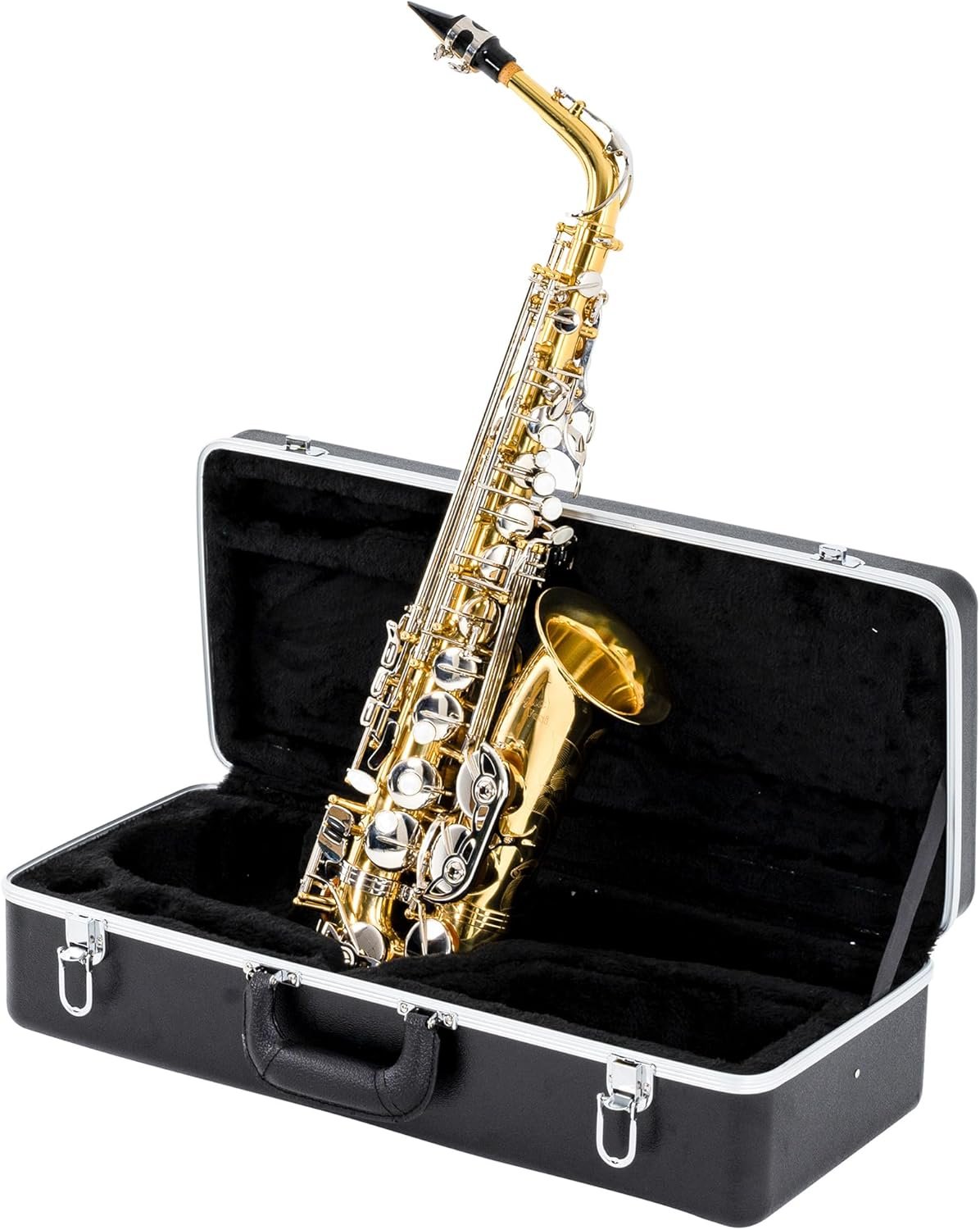 Antigua AS2155LN Vosi Eb Alto Sax Lacquer Nickel Keys Outfit w/ Case