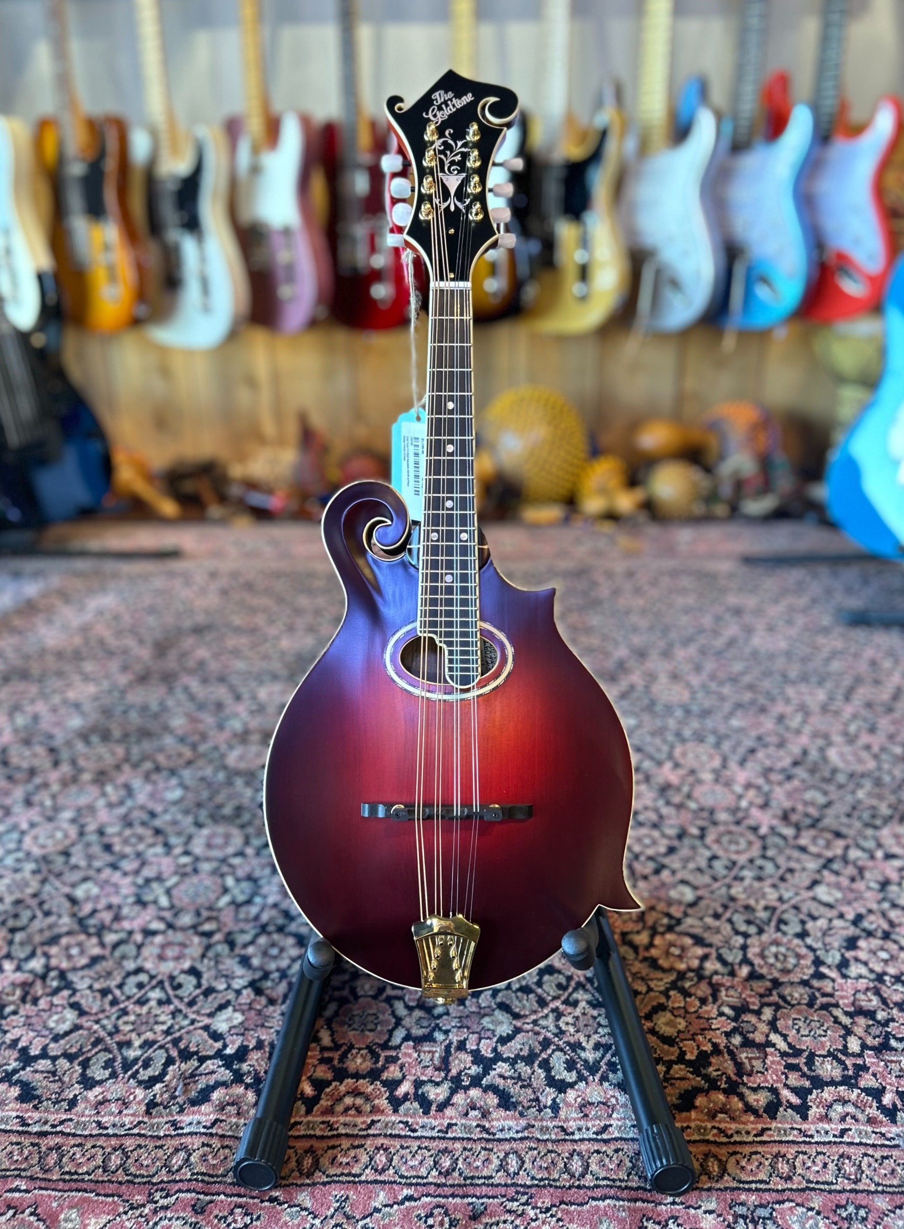 Gold Tone F-4 Style Mandolin GM-80 w/Piezo Bridge Pickup w/Case