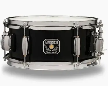 Gretsch Blackhawk Snare Drum with 12.7 mm Mount 12 x 5.5 in. Black - preowned