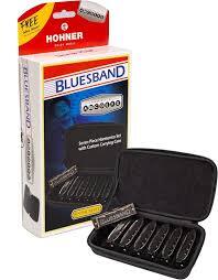 Hohner Bluesband Harmonica Pack - 7 Keys(A, Bb, C, D, E, F, G)