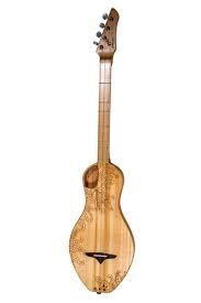 The Boondocker D2 Maple + Spruce Dulcimer Acoustic 4-String Henna Top w/ Gig Bag & Strings