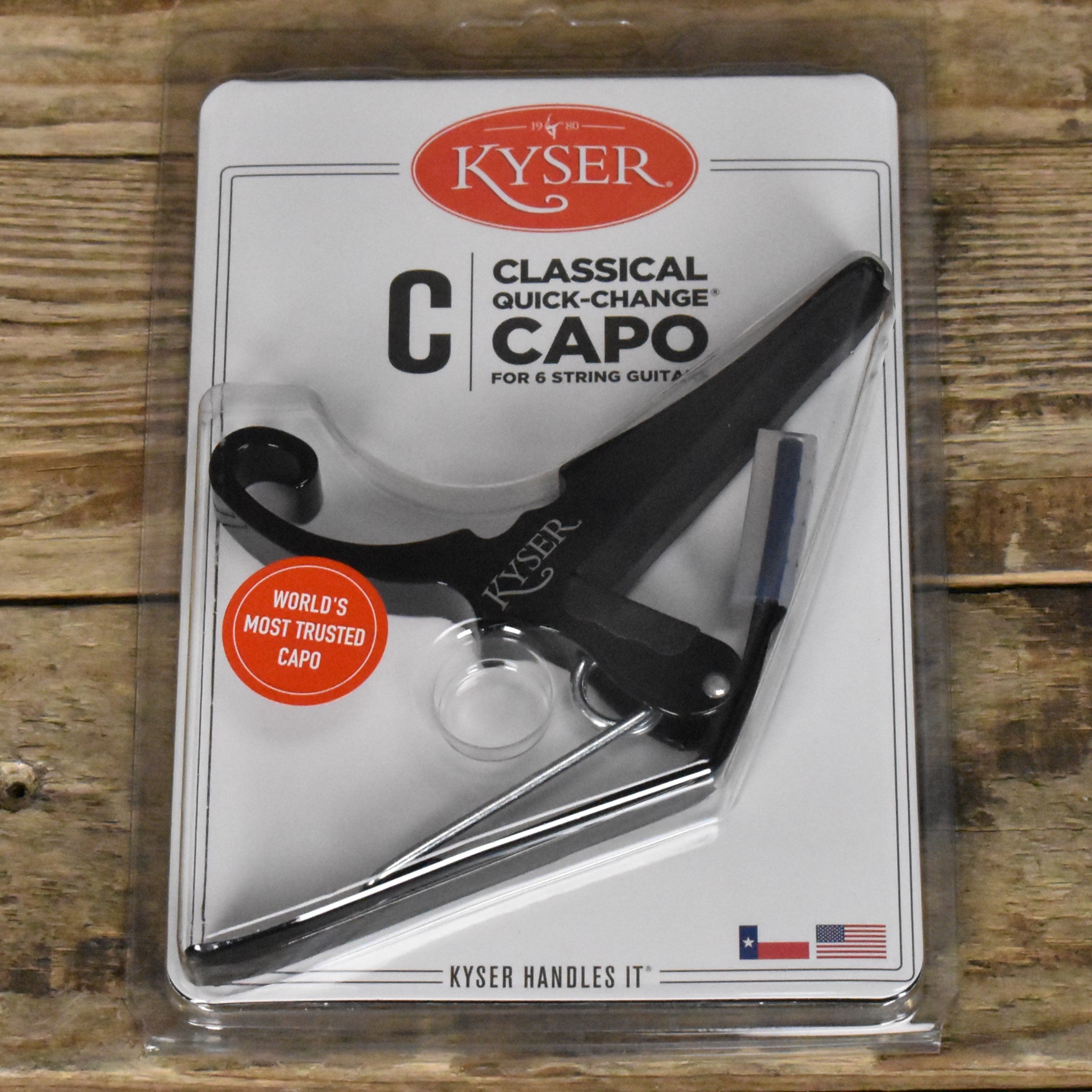 Kyser Quick Change Classical Guitar Capo Black KGCBA 0009265015101