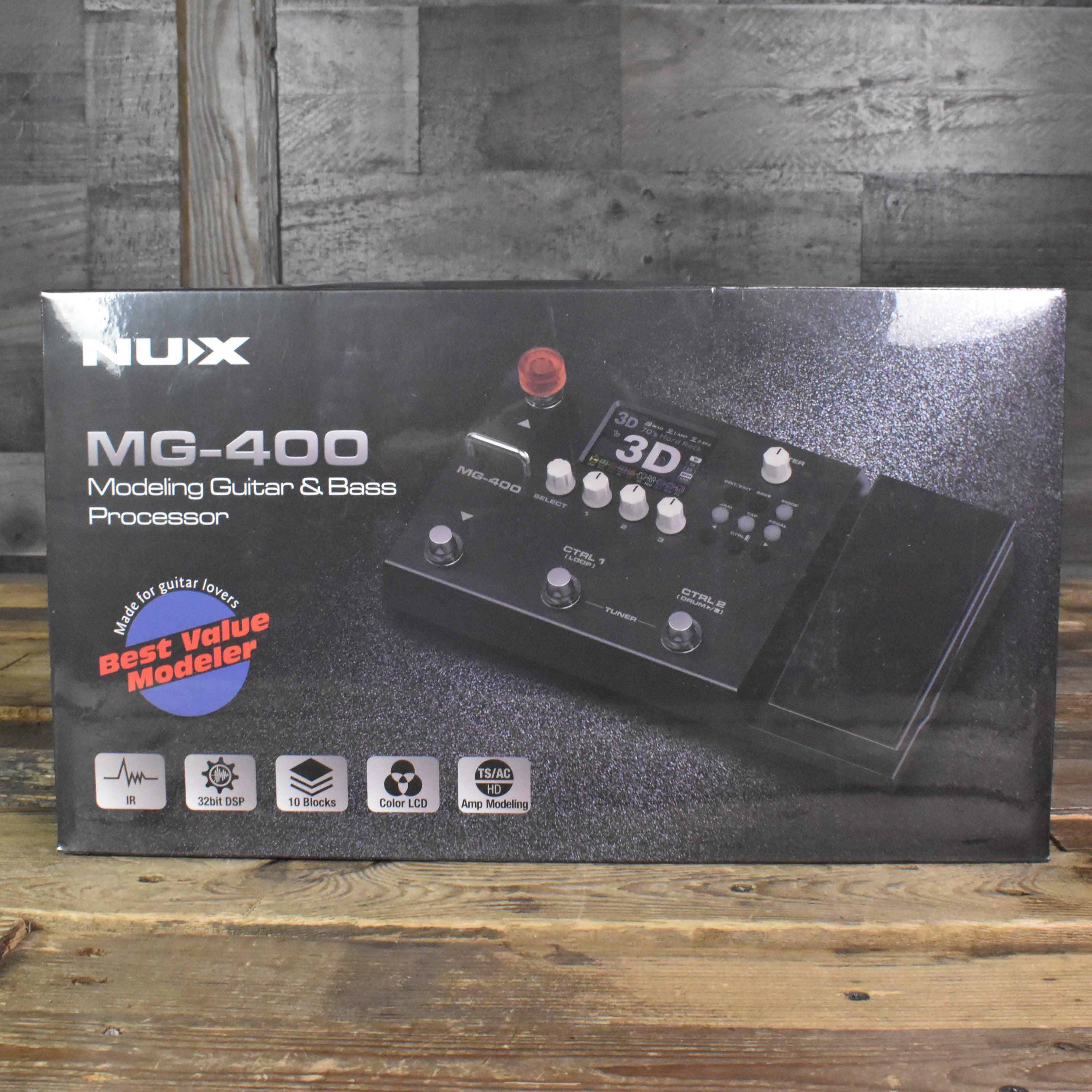NuX MG-400 Multi-Effects and Amp Modeler - 0885947104758