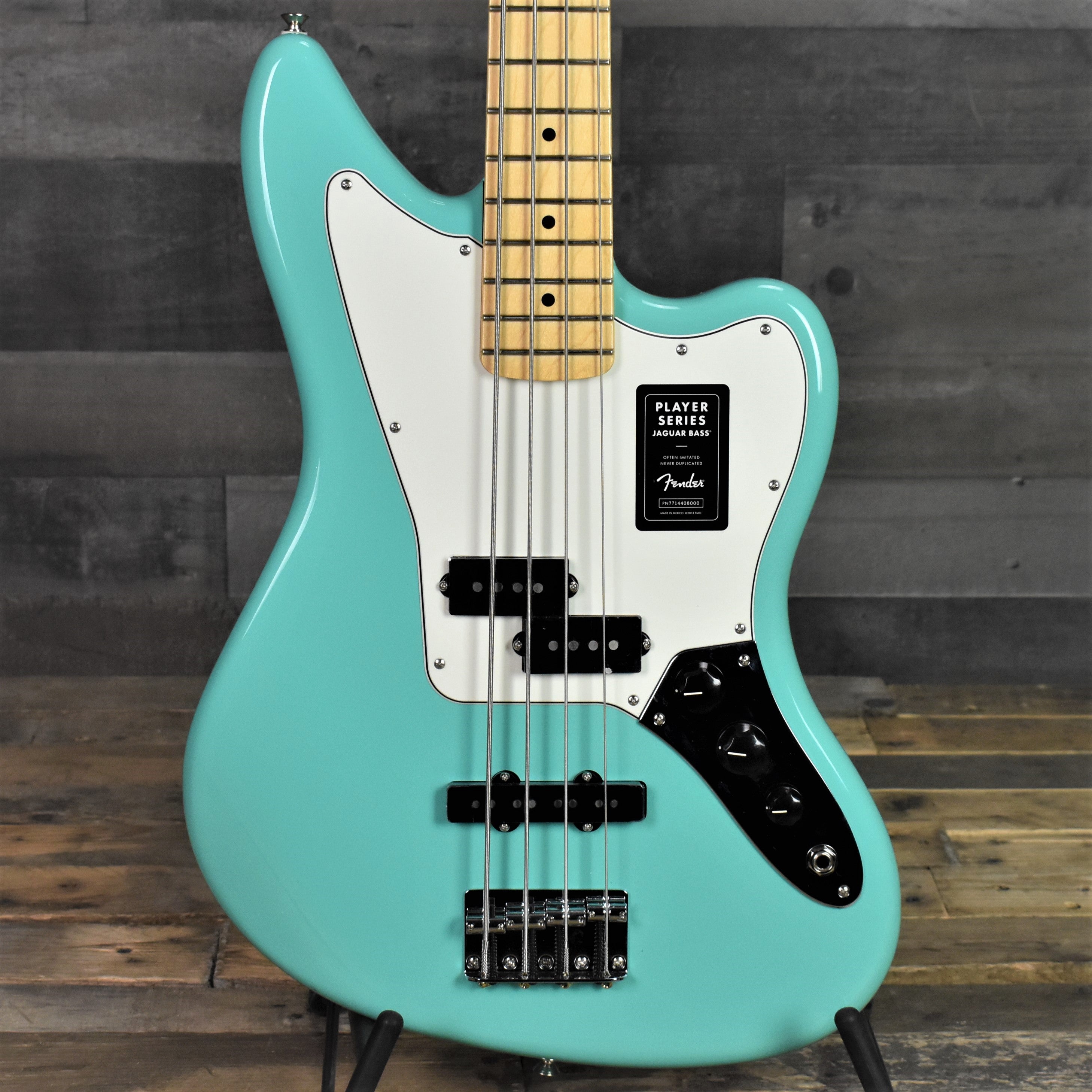 Fender Player Jaguar Bass Maple Fingerboard - Sea Foam Green 