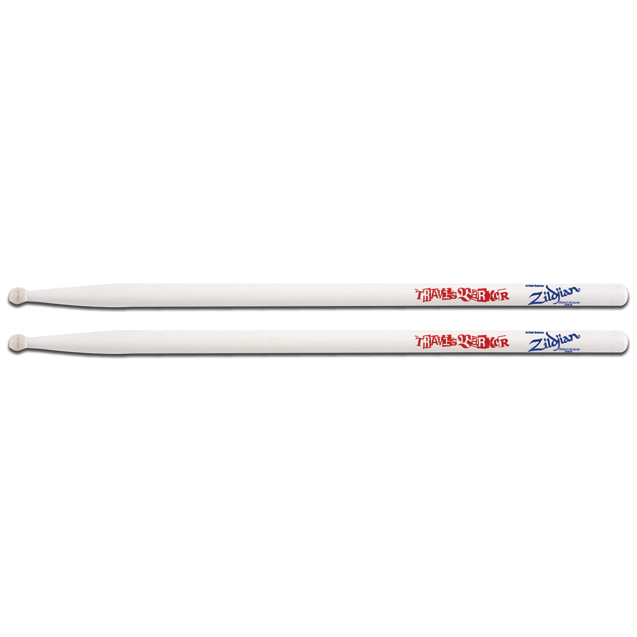 ZILDJIAN ZASTB TRAVIS BARKER ARTIST SERIES DRUMSTICKS - WHITE