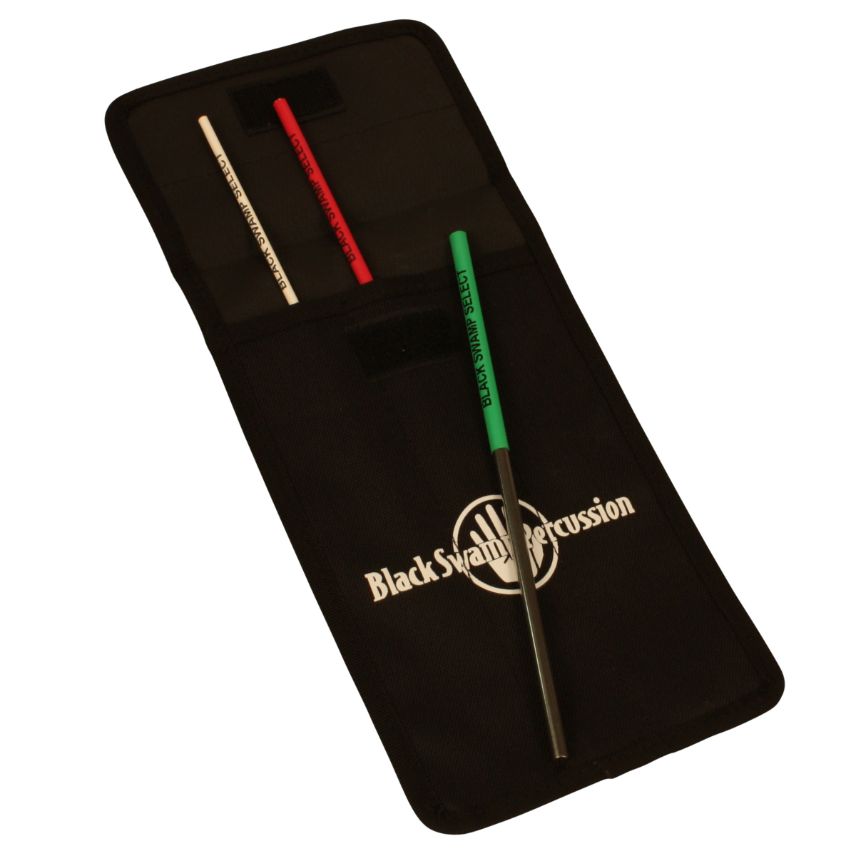 BLACK SWAMP SET-3  STAINLESS STEEL SELECT ROD-STYLE TRIANGLE BEATERS - SET OF 3 WITH NYLON CASE