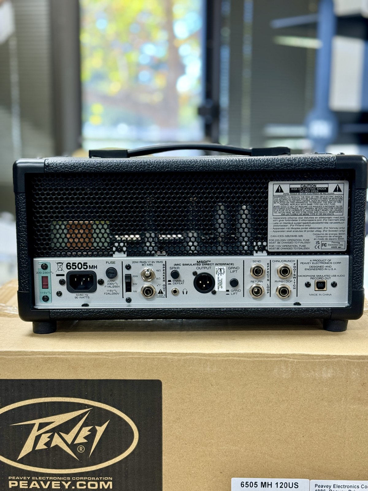 PEAVEY 6505 MH MINI TUBE HEAD GUITAR AMP | UNC JAZZ FEST 03