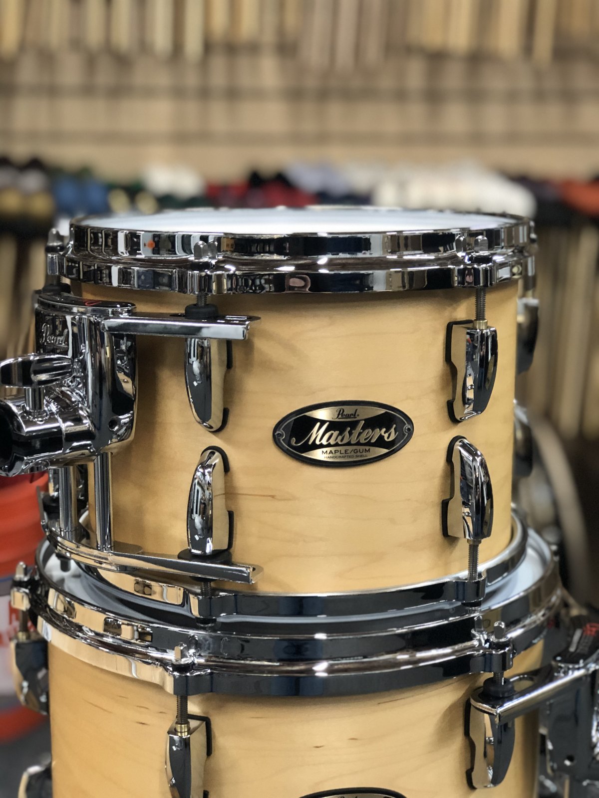 PEARL MASTERS CUSTOM MAPLE SHELL 10” Pearl Master Custom Maple Shell 20-10-12-14-16-14R | Reverb
