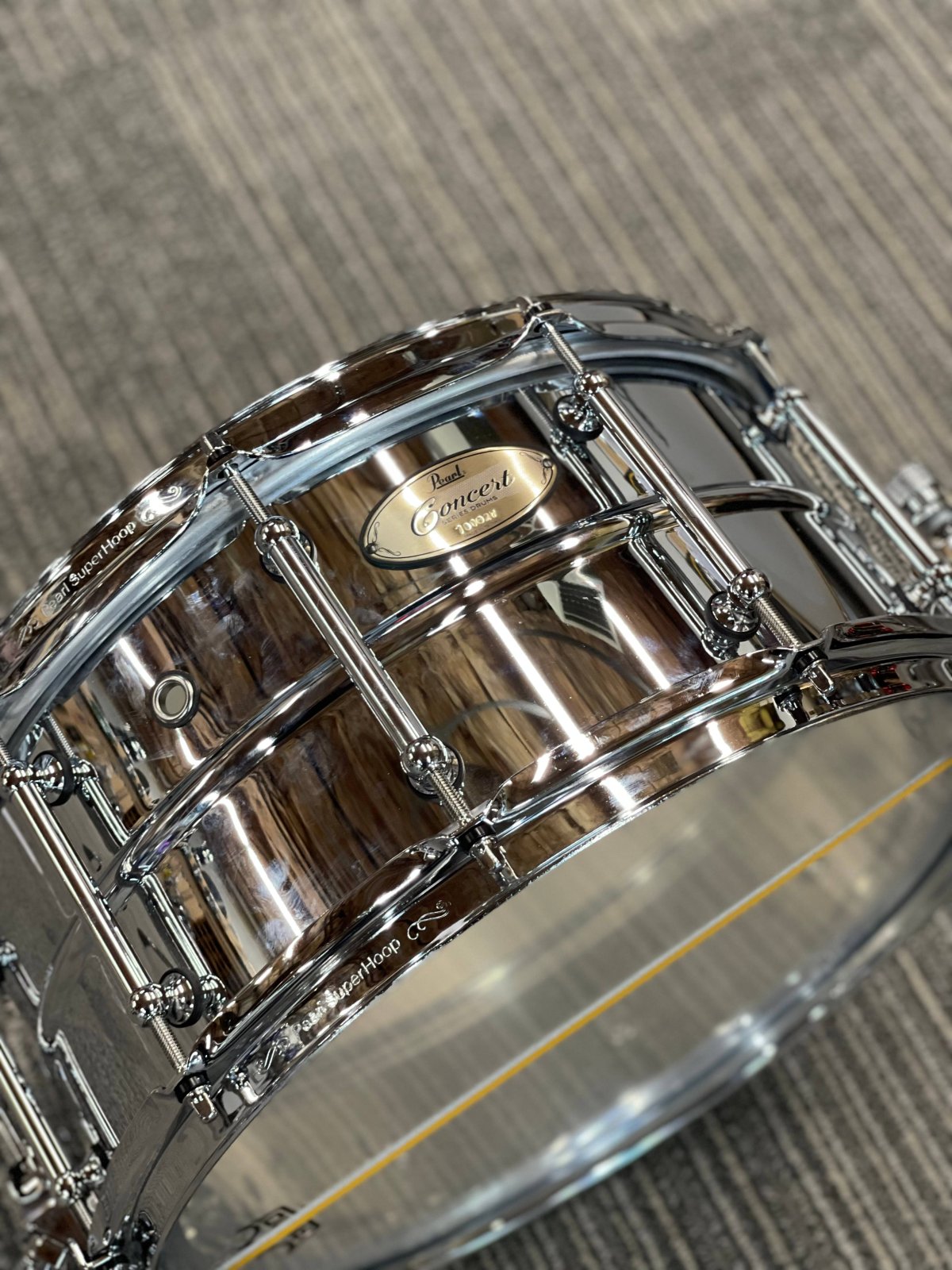 Pearlパール Reference 14x5 Cast Steel Snare Pearl 14x5 Reference Series Cast Steel Snare Drum (RFS-1450