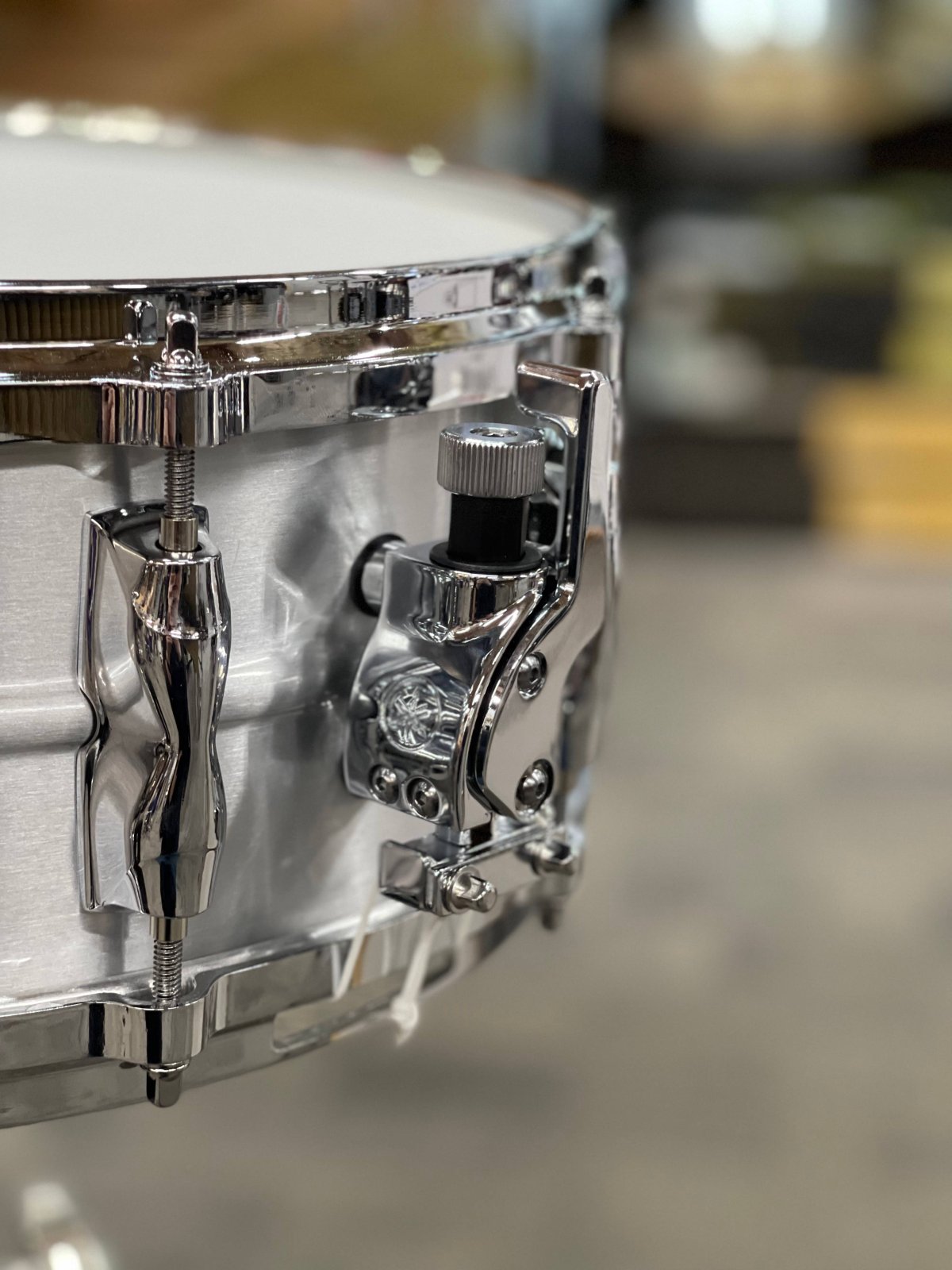 YAMAHA RAS-1455 14X5.5 RECORDING CUSTOM ALUMINUM SNARE DRUM