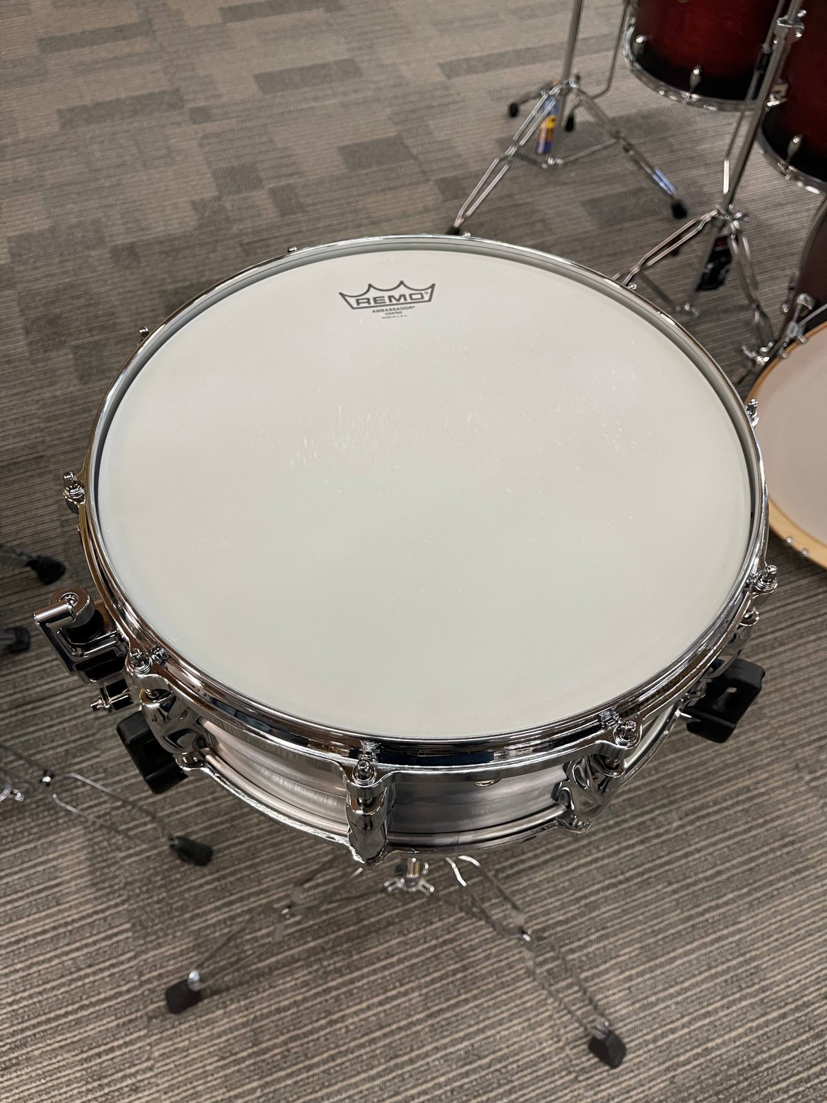 YAMAHA RAS-1455 14X5.5 RECORDING CUSTOM ALUMINUM SNARE DRUM