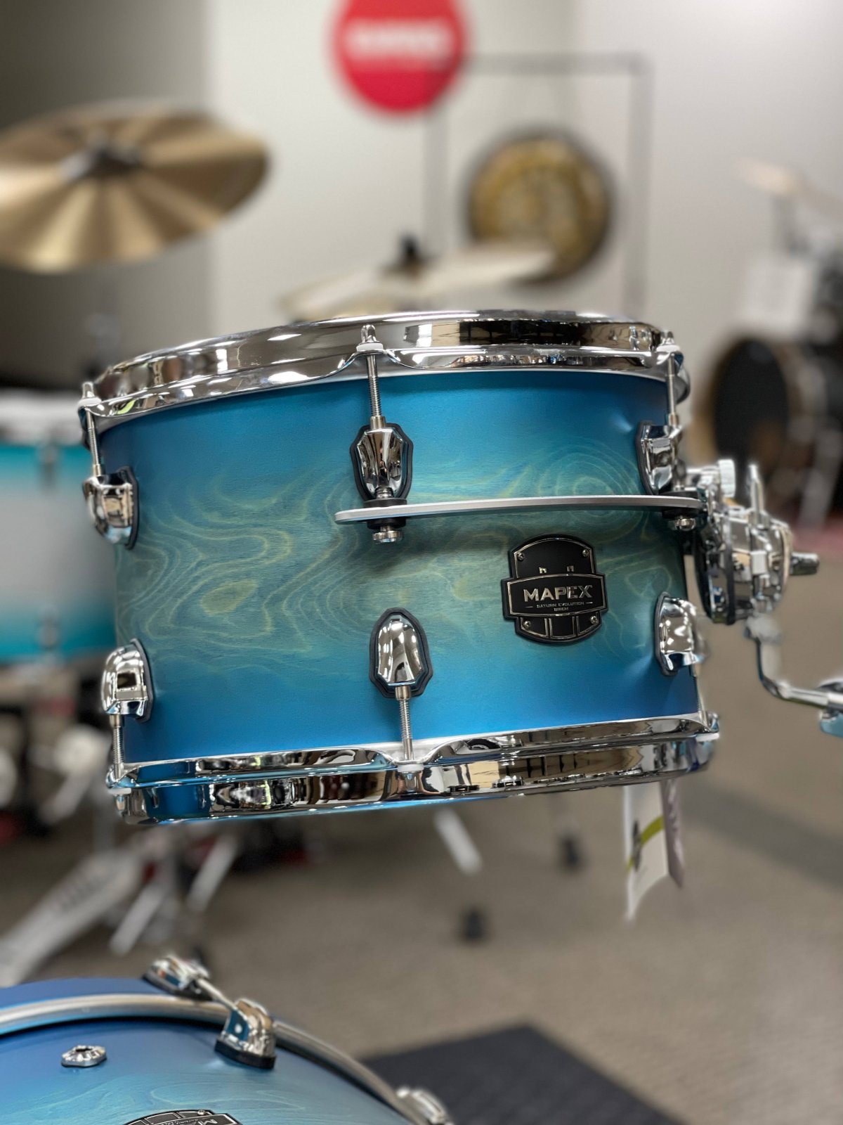MAPEX SATURN EVOLUTION HYBRID 3PC 12-16-22 SHELL PACK EXOTIC AZURE