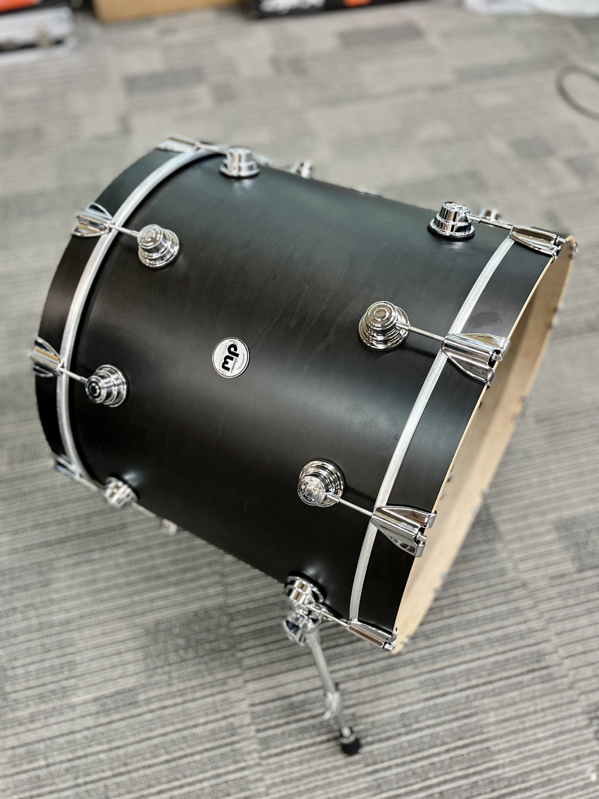 DW COLLECTOR'S PURE MAPLE SSC 4PC EBONY SATIN OIL CHROME HARDWARE