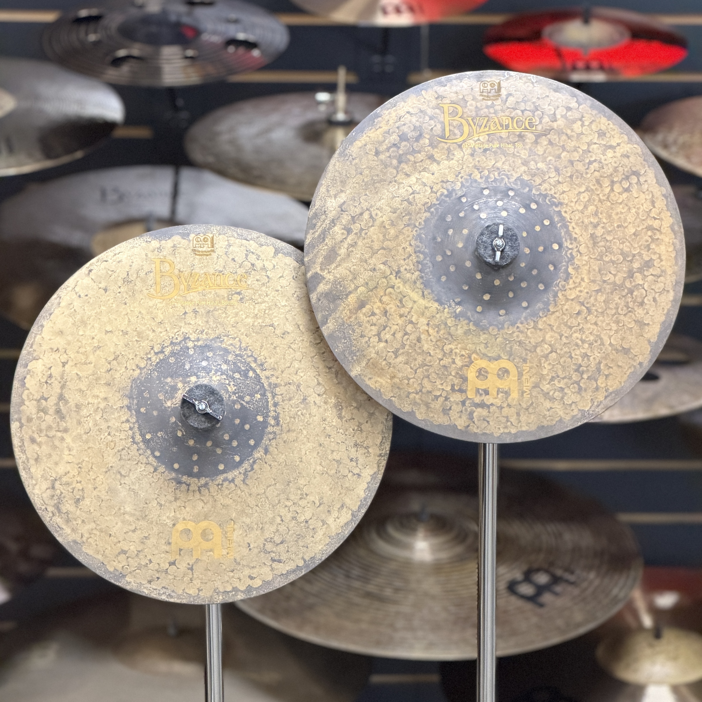 MEINL B14VPH 14 BYZANCE VINTAGE PURE HI HATS - FLOOR MODEL